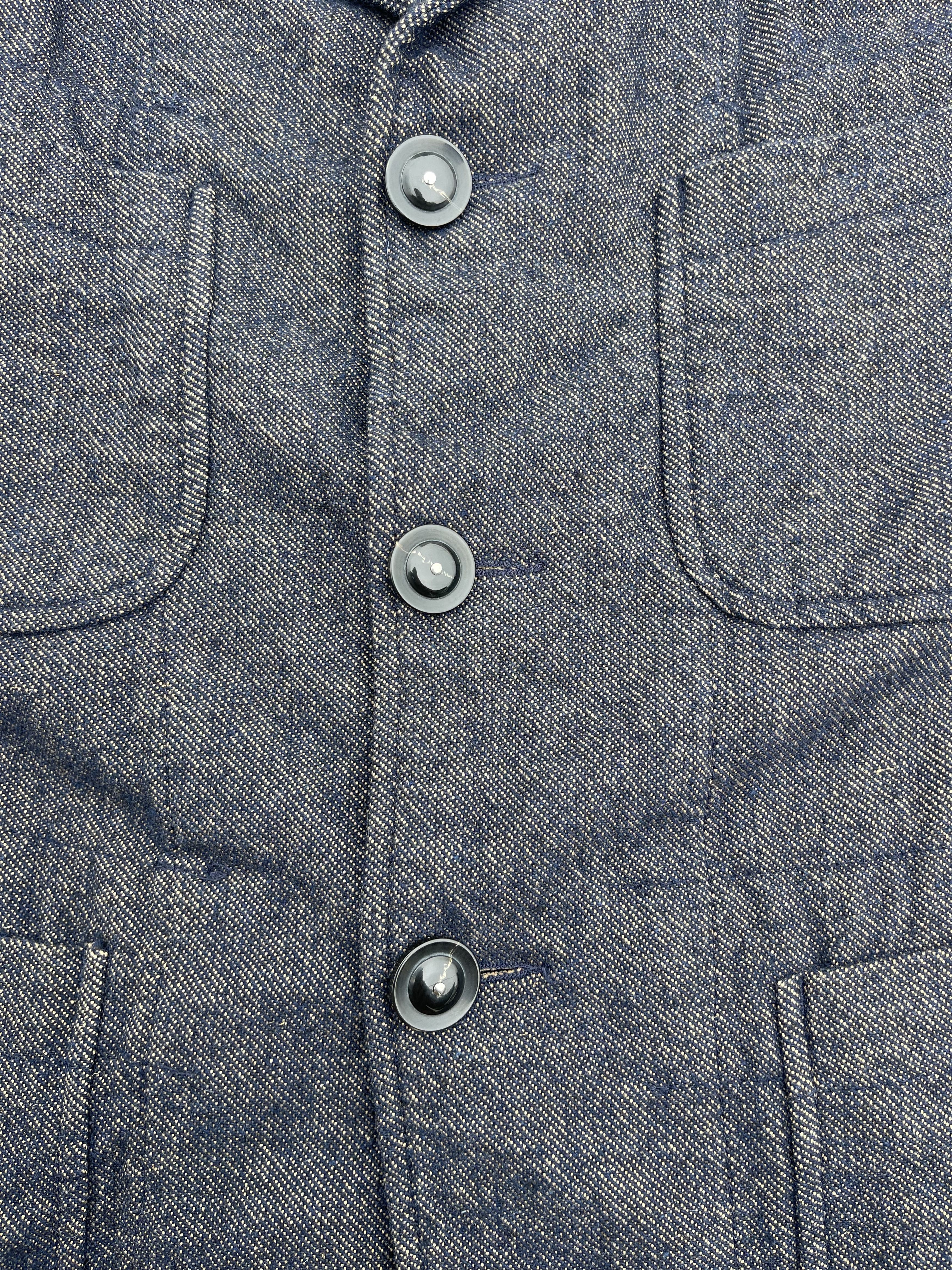 Engineered Garments Wool Denim Rust Shining Chore Blazer Jacket Style sz XS Size US XS / EU 42 / 0 - 6 Thumbnail