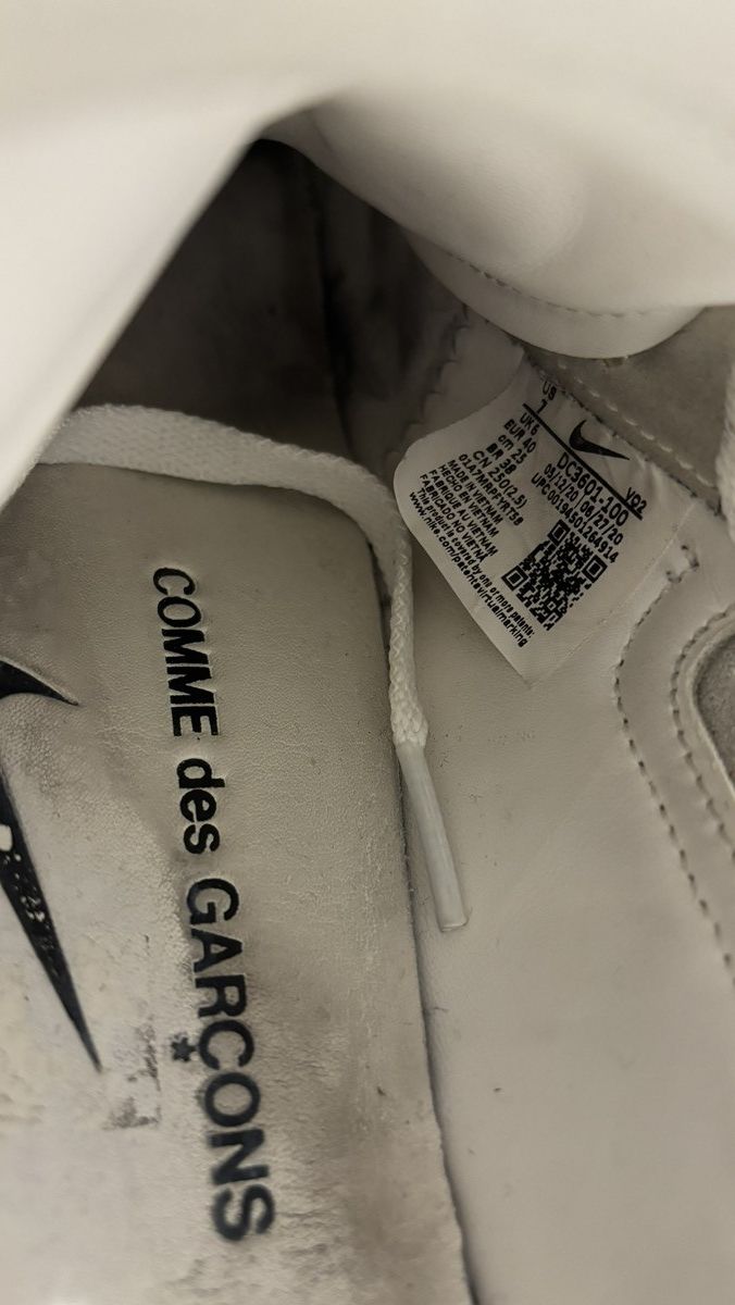 Comme des Garcons × Nike Comme Des Garçons Nike Air Force 1 Mid Size US 7 / EU 40 - 12 Thumbnail