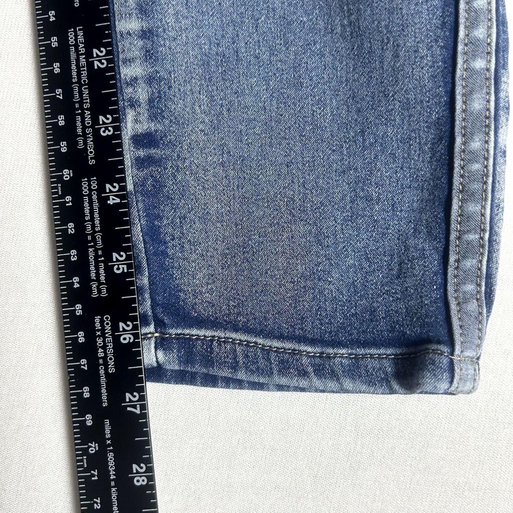 Vintage HYDRAULIC Skinny Jeans Blue High Rise 8 Women Denim 5-Pocket Stretch Pockets Button denim Quality Bailey Vintage No Size 30" / US 8 / IT 44 - 7 Thumbnail