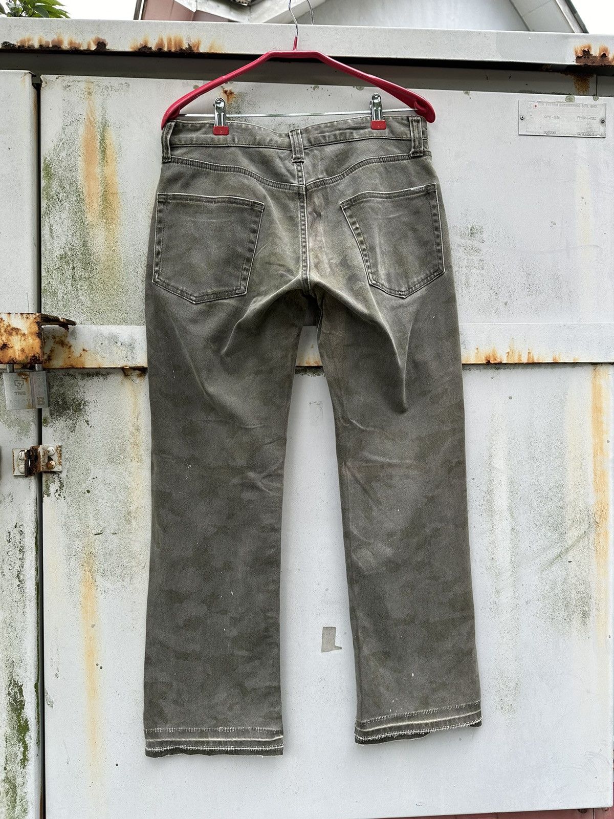 Vintage 👹Vintage THRASHED Carters Camo Jeans Size US 30 / EU 46 - 11 Thumbnail