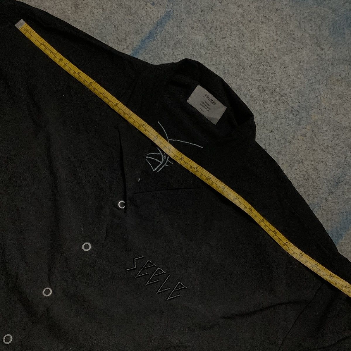 Anime × Cartoon Network × Vintage Jouetie Evangelion Black Shirt Y2K Style Size US M / EU 48-50 / 2 - 11 Thumbnail