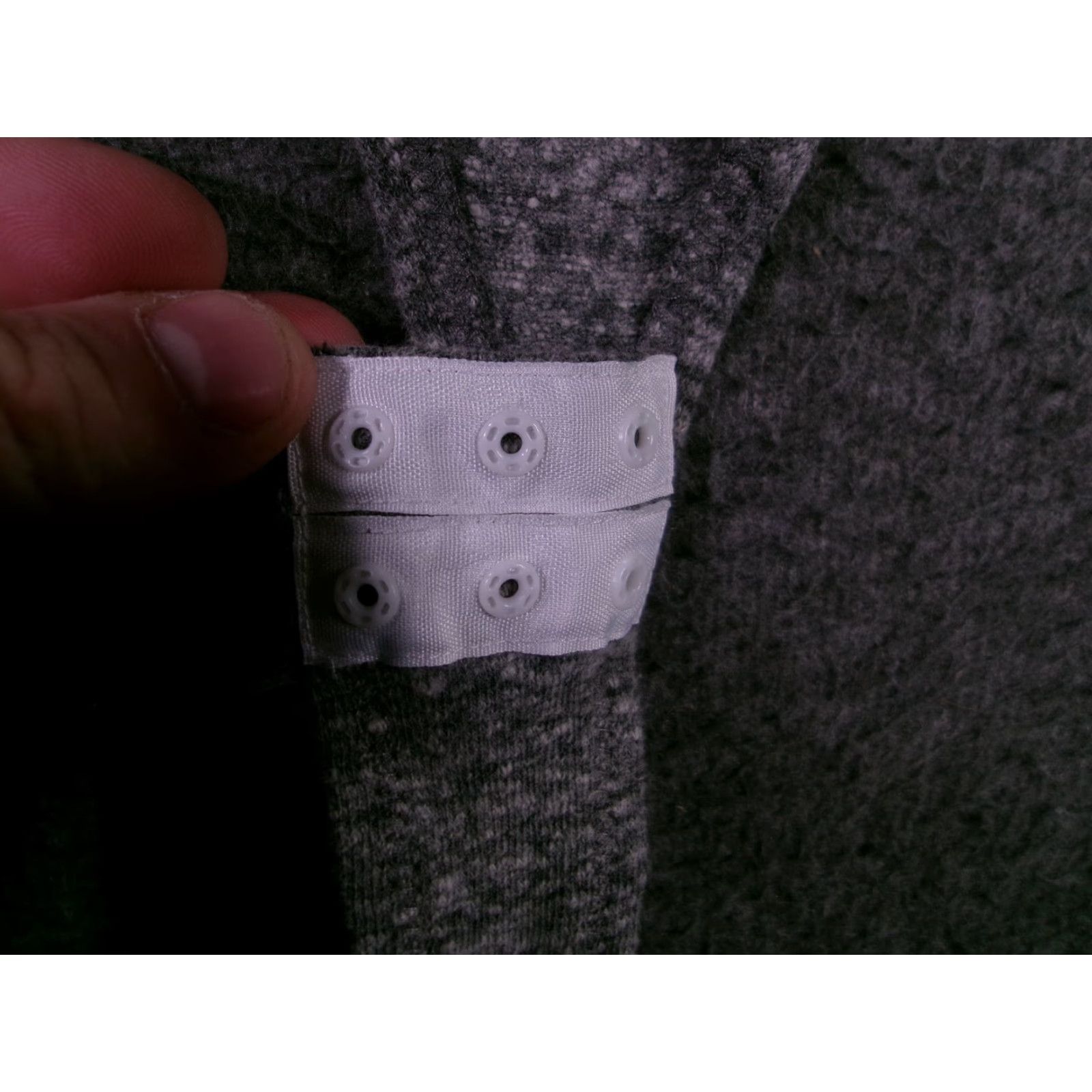 Madewell Madewell Bodysuit XS Women Gray Turtleneck Long Sleeve Snap Closure Knit Top Size XS / US 0-2 / IT 36-38 - 6 Thumbnail