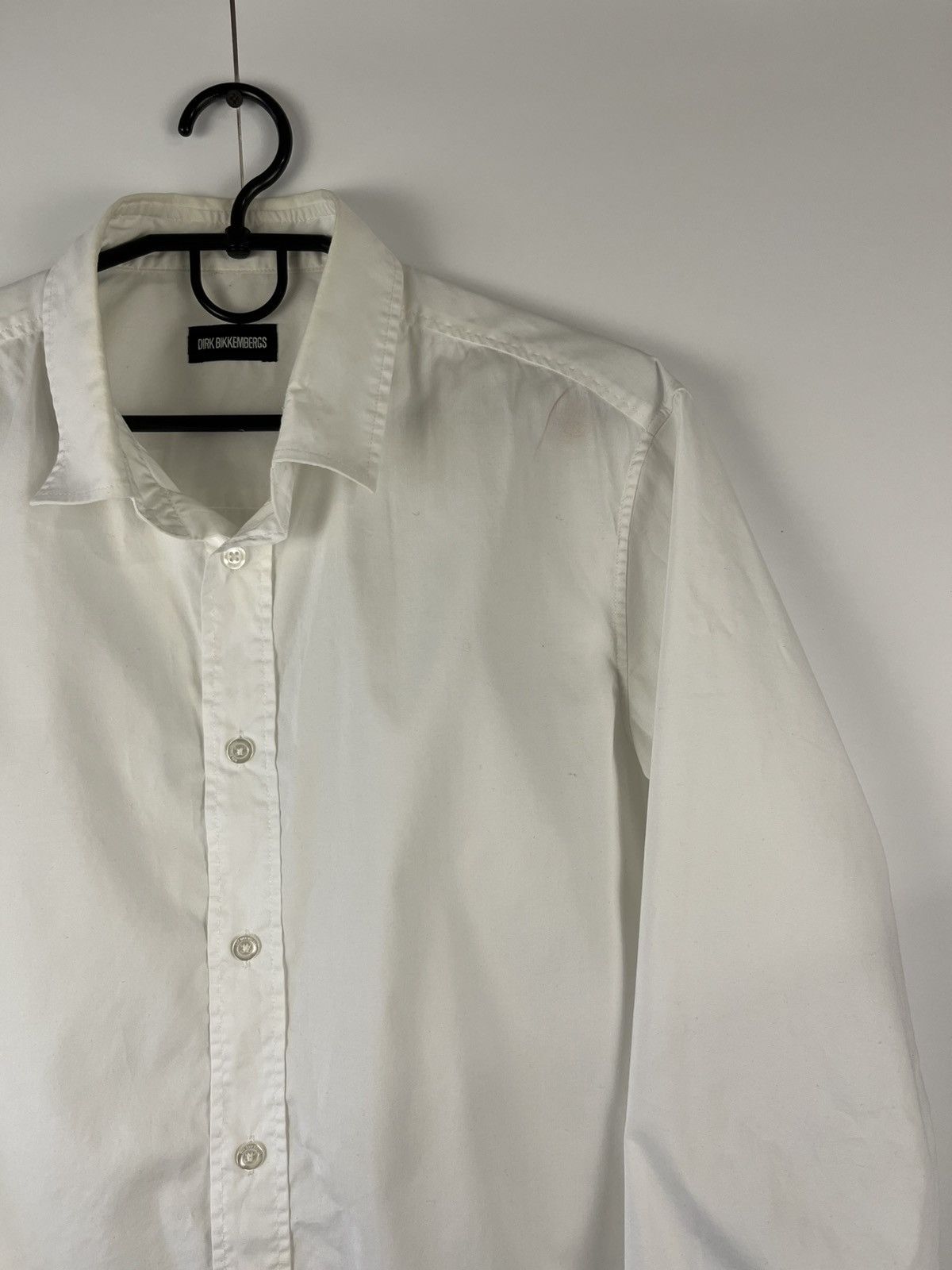 Dirk Bikkembergs Dirk Bikkembergs Luxury Classic Cotton Shirt Button Up Size US L / EU 52-54 / 3 - 3 Thumbnail
