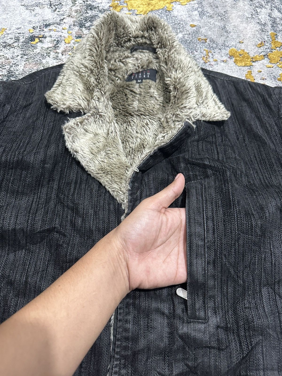 20471120 PAZZO BONDAGE FAUX FUR JACKET IF SIX WAS NINE LGB STYLE Size US L / EU 52-54 / 3 - 7 Thumbnail
