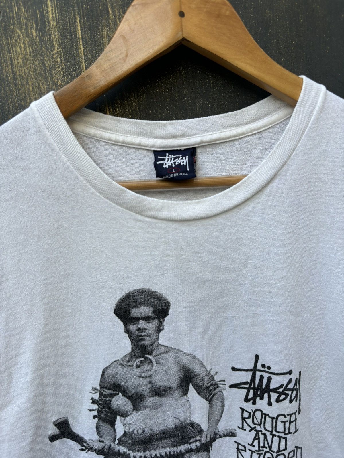 Stussy × Vintage VERY RARE! Vintage 90’s Stussy Archives Rough And Rugged Size US L / EU 52-54 / 3 - 3 Thumbnail