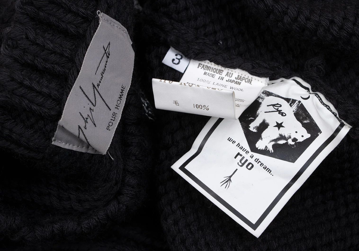 Yohji Yamamoto Yohji Yamamoto Madness Pigment Print Knit Sweater Size US M / EU 48-50 / 2 - 12 Thumbnail