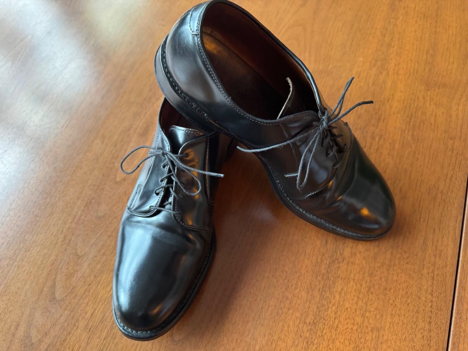 Allen Edmonds Allen Edmonds Leeds Plain Derby Blutcher Shoe Black 10.5 D Size US 10.5 / EU 43-44 - 2 Thumbnail