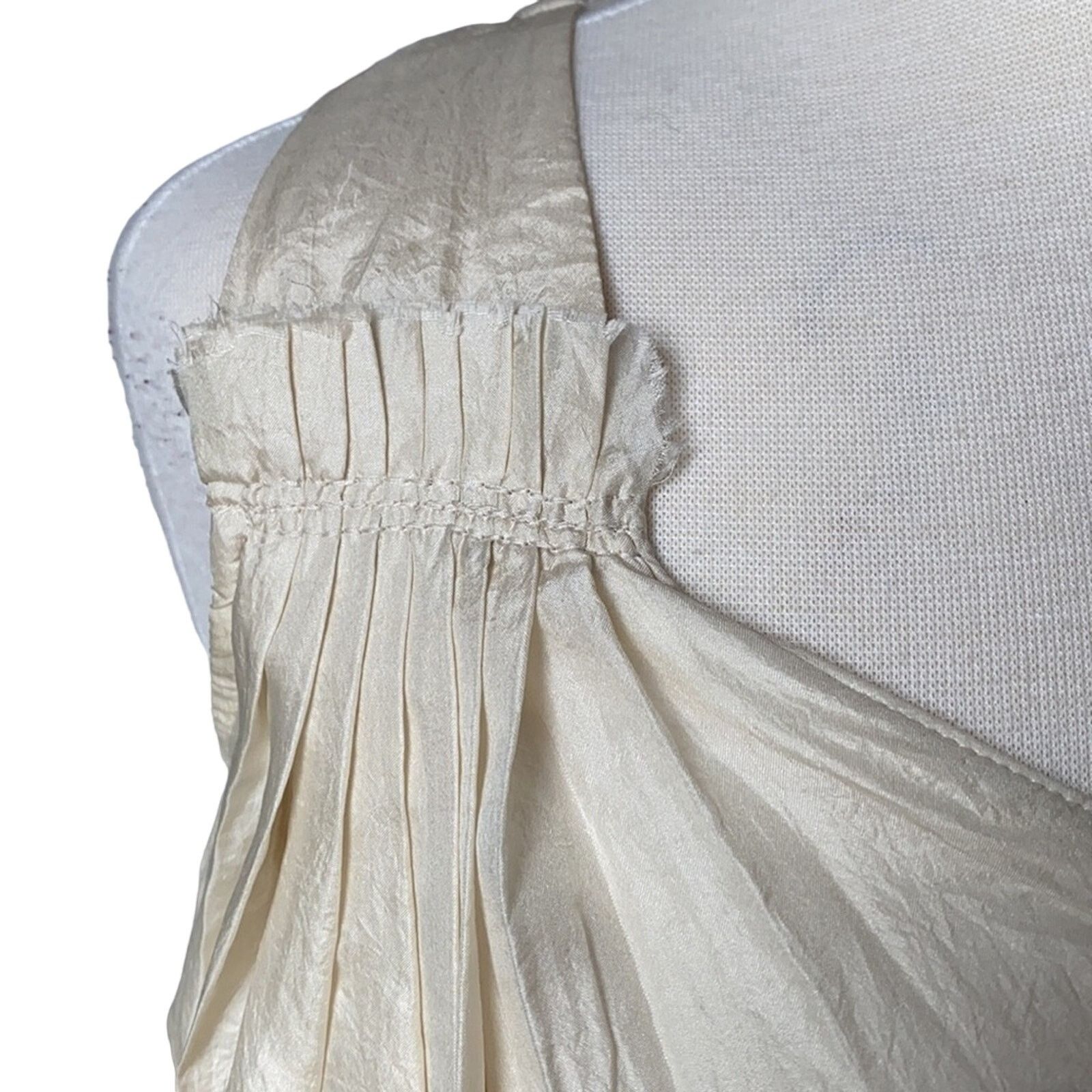 Hoss Intropia HOSS INTROPIA Grecian Silk Tunic Cream Tan Medium Size M / US 6-8 / IT 42-44 - 2 Thumbnail