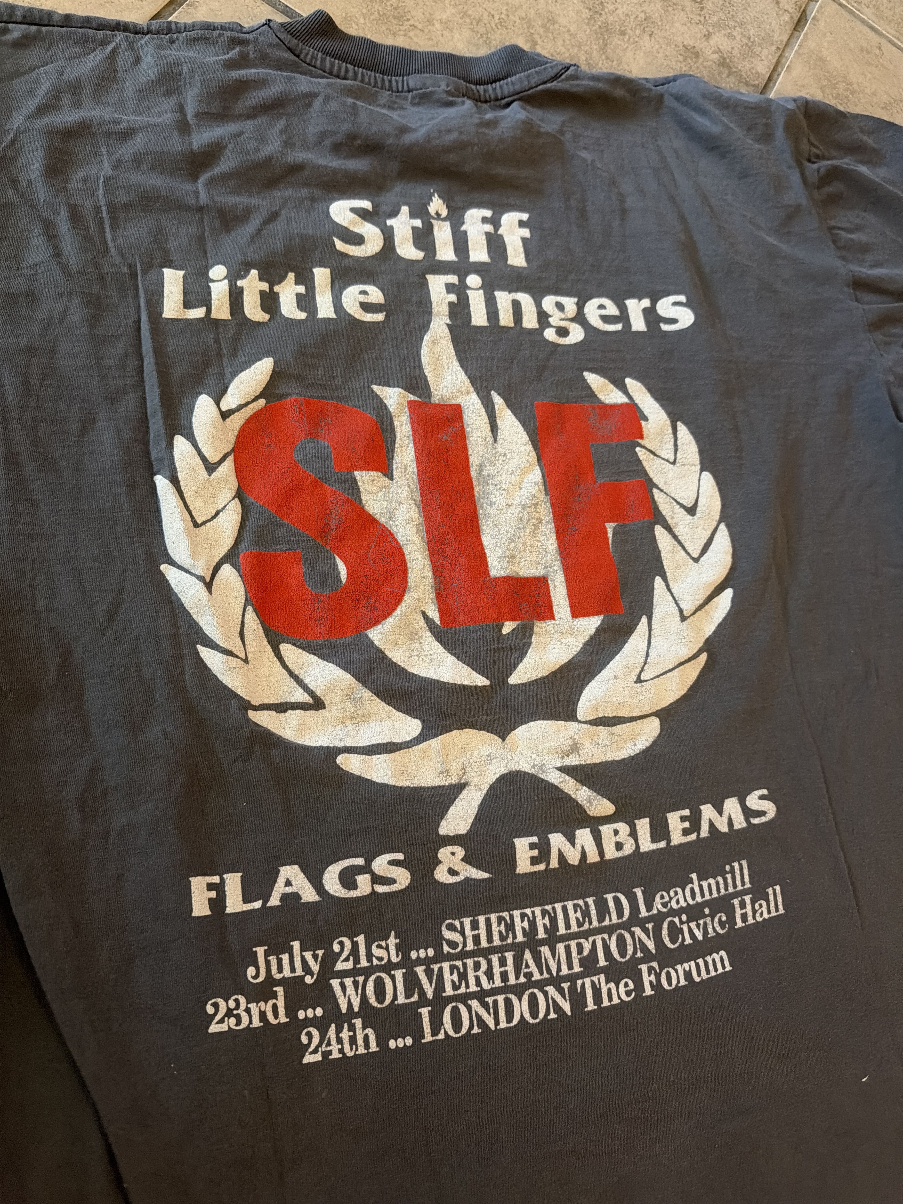 Other Stiff little finger flags & emblems tour 1993 L Size US L / EU 52-54 / 3 - 3 Thumbnail