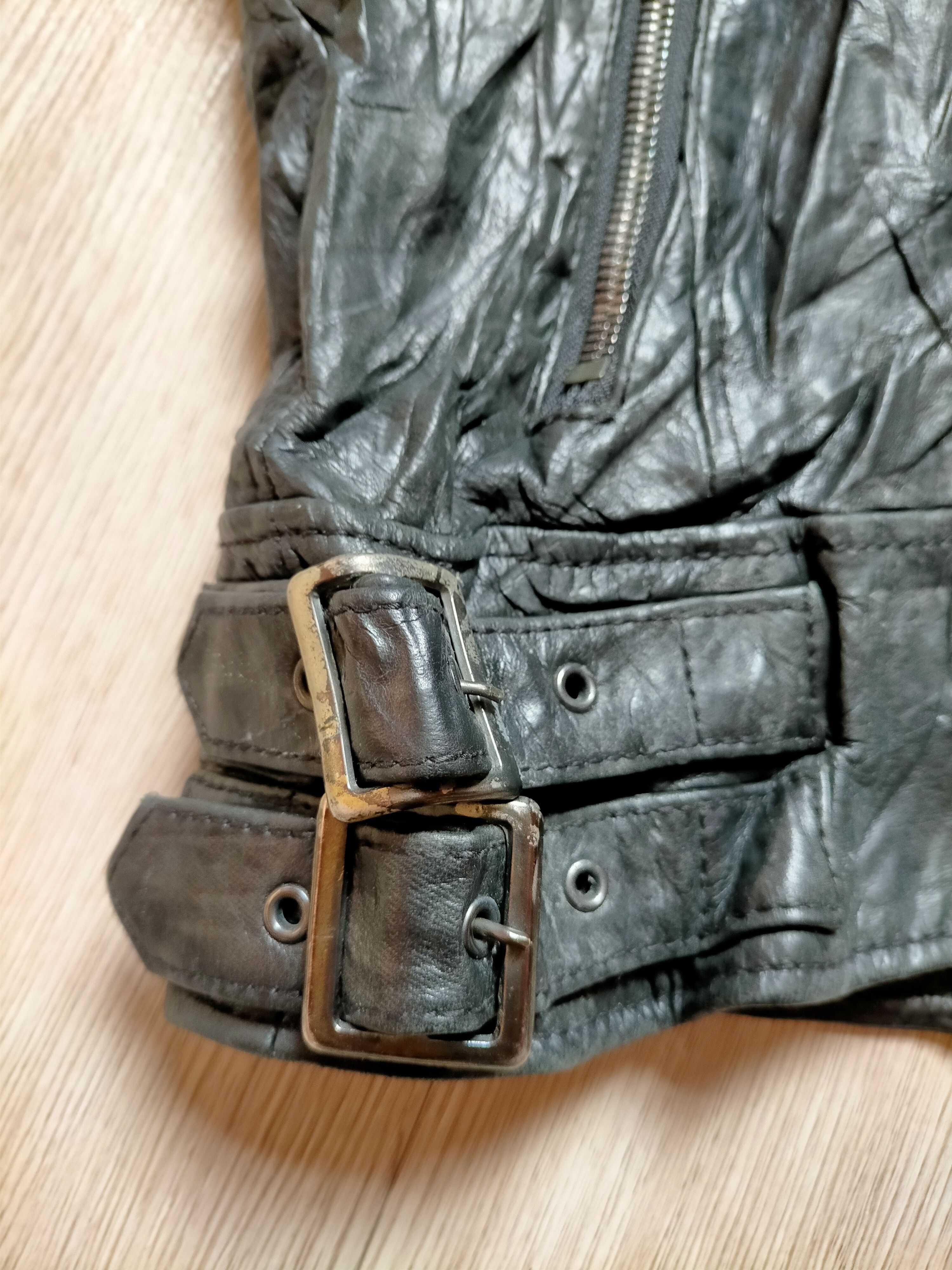 Tete Homme Tete Homme Issey Miyake Vintage Leather Ramones Jacket Size US M / EU 48-50 / 2 - 11 Thumbnail