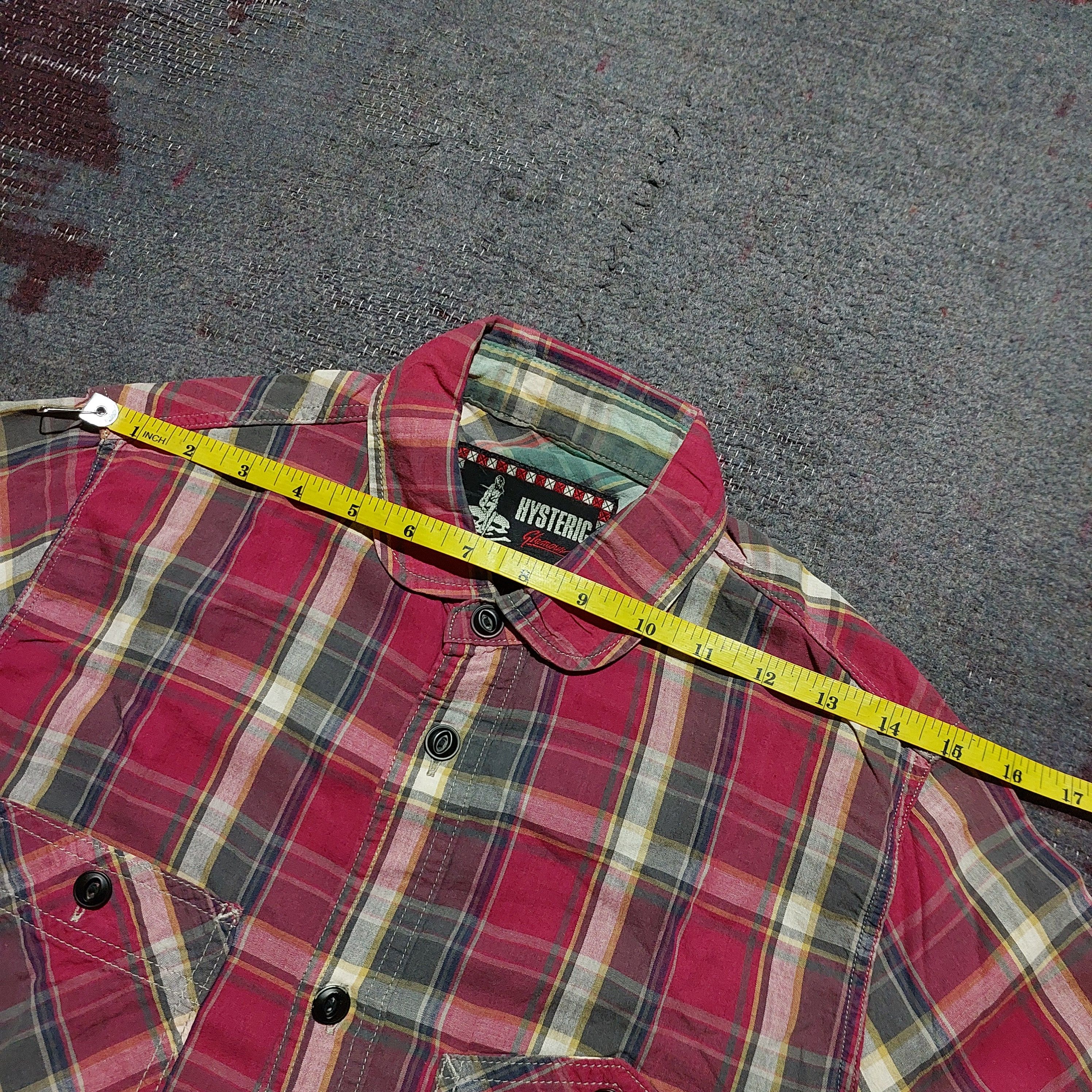 Hysteric Glamour Hysteric glamour checkered two pocket shirt Size US S / EU 44-46 / 1 - 11 Thumbnail