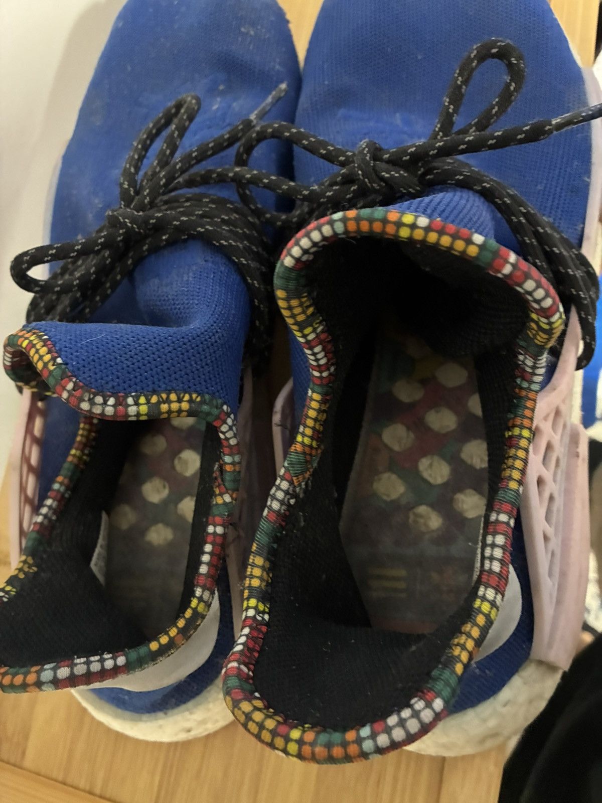 Adidas × Pharrell Adidas NMD Hu Pharrell Inspiration Pack Powder Blue Size US 11 / EU 44 - 7 Thumbnail