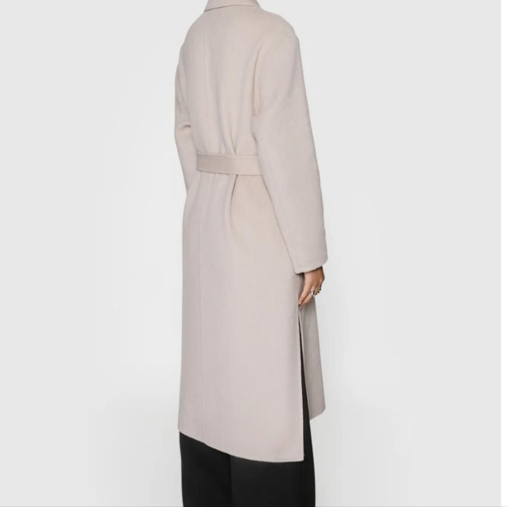 Designer Rebecca Minkoff Double Face Wool Belted Wrap Coat Size XL Size XL / US 12-14 / IT 48-50 - 3 Thumbnail