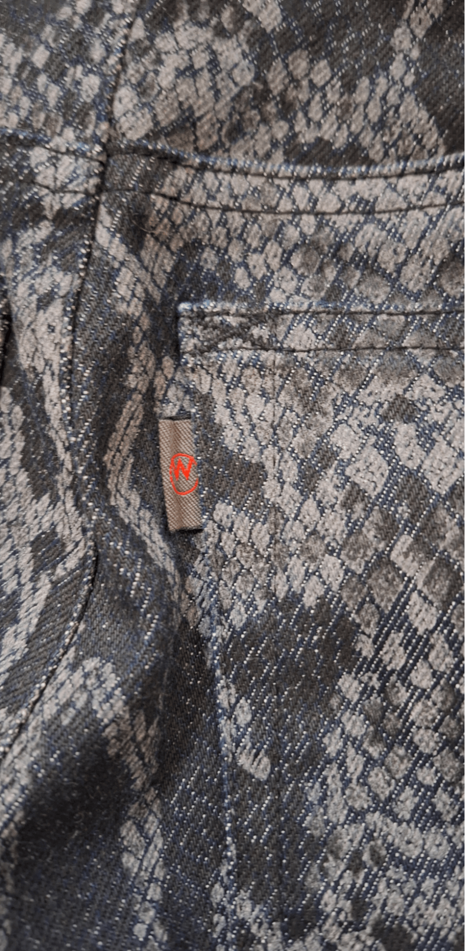 Beauty Beast × Hysteric Glamour × Japanese Brand Japanese Brand Wellbeing Snake Skin Flare Denim Size 29" - 12 Thumbnail