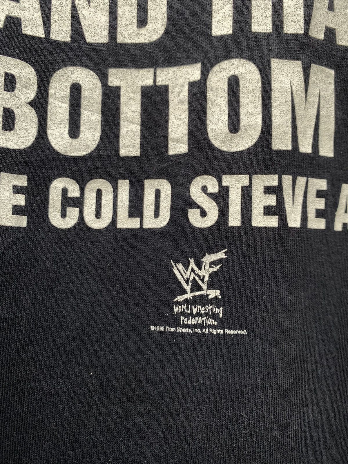 Rap Tees × Vintage × WWF Vintage Stone Cold Steve Austin © WWF 1998 Size US XL / EU 56 / 4 - 5 Thumbnail