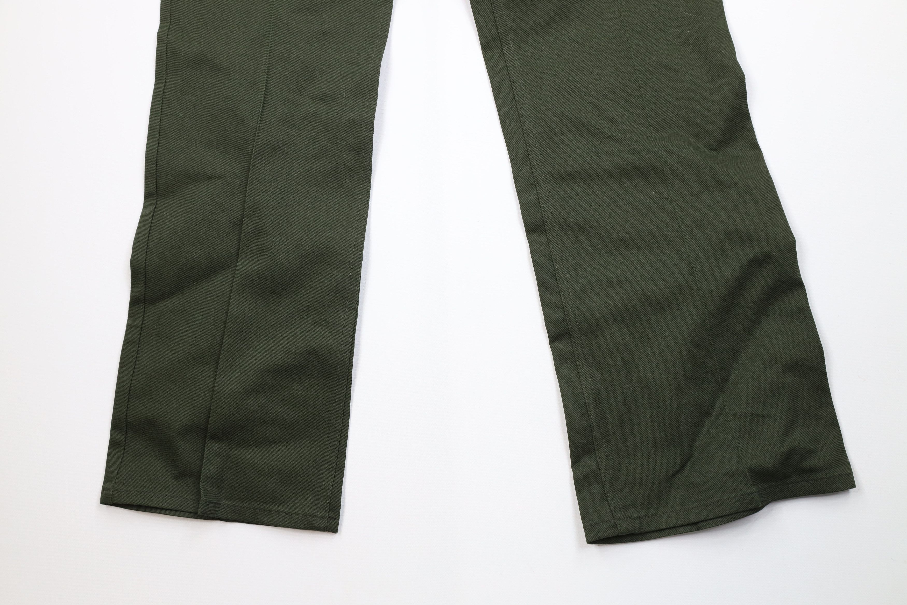 Vintage Vintage 70s Streetwear Bell Bottoms Denim Jeans Green USA Size US 38 / EU 54 - 4 Thumbnail