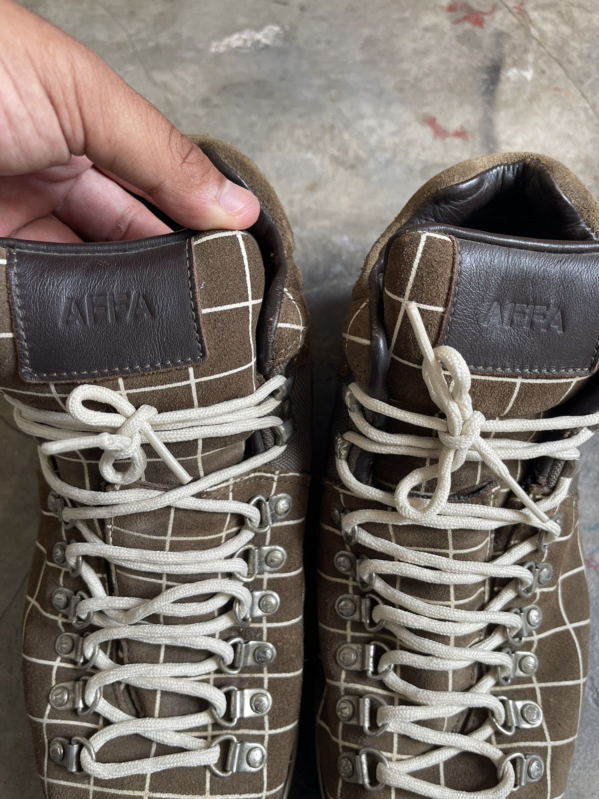 Fragment Design × Visvim Visvim AFFA Grid Serra Hiking Boots Size US 9 / EU 42 - 3 Thumbnail