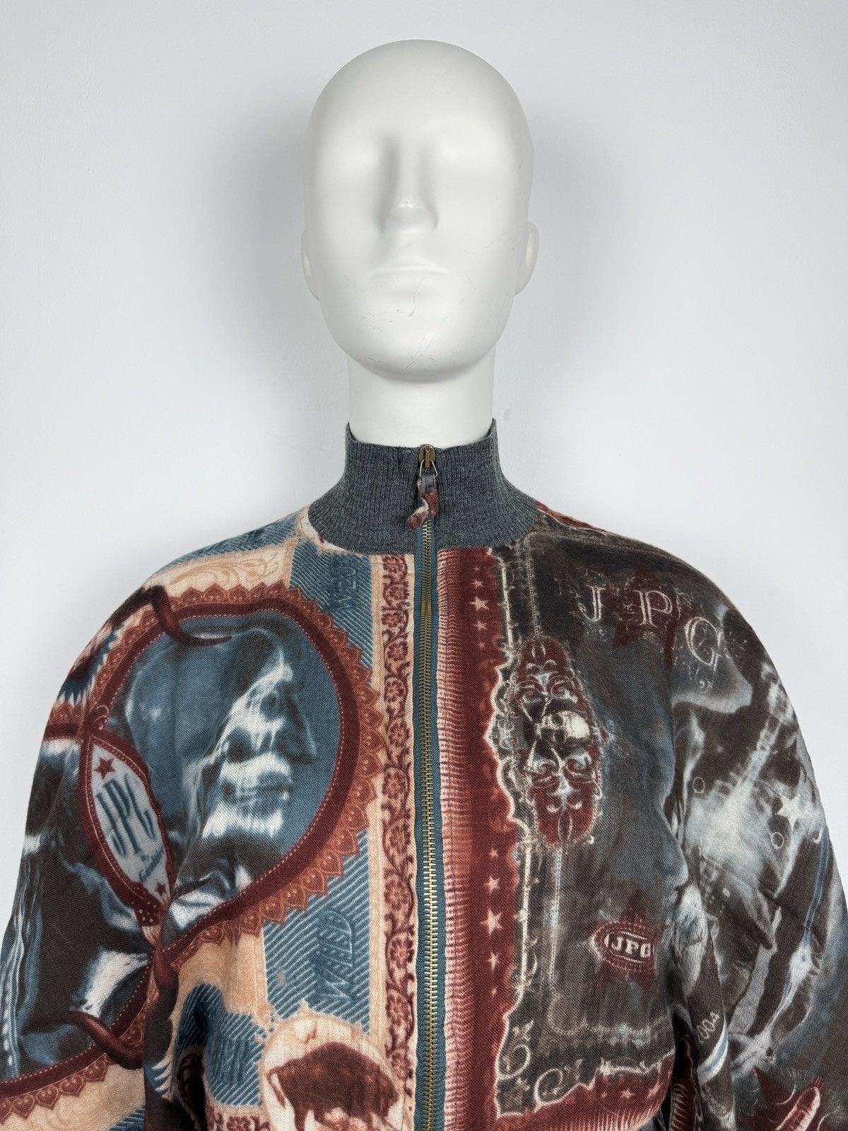 Jean Paul Gaultier Jean Paul Gaultier 1998 Native X-Ray Print Poncho Jacket Size S / US 4 / IT 40 - 5 Thumbnail