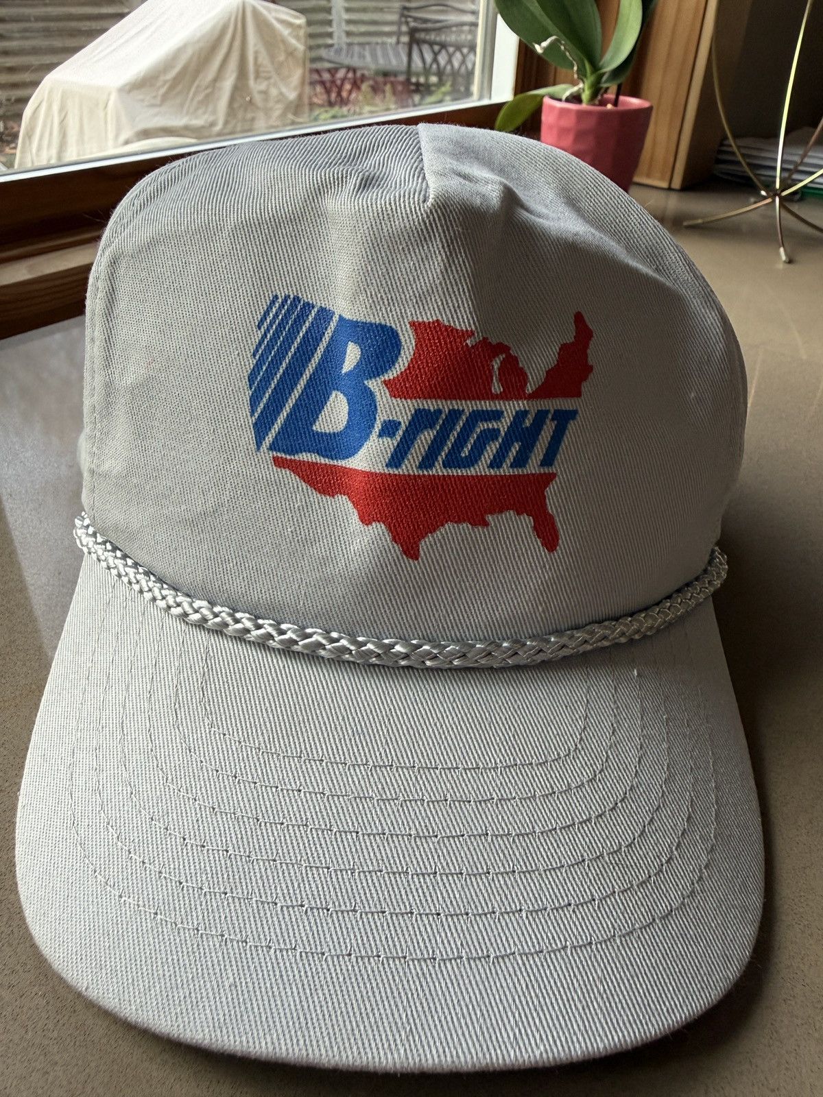 Vintage Vintage 80s B-Right America Snapback Rope Hat Size ONE SIZE - 2 Thumbnail