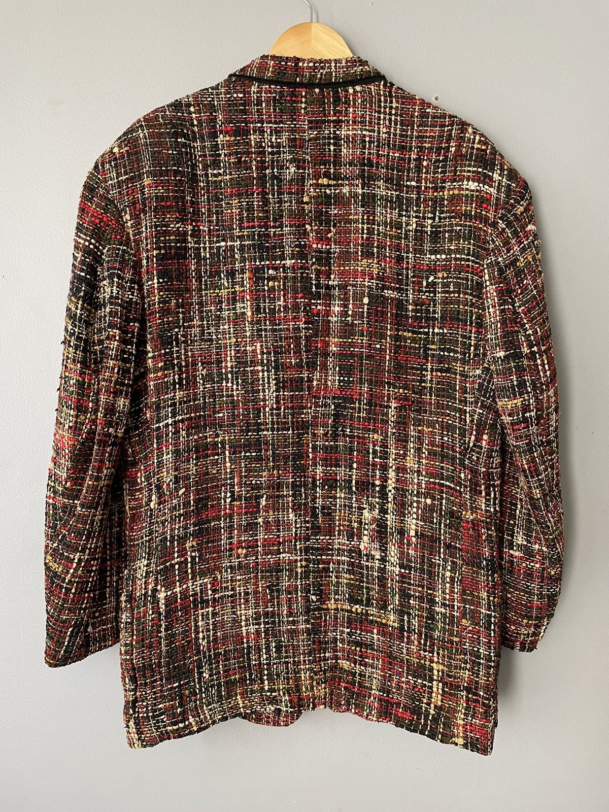 Yohji Yamamoto 80’s Pour Homme Silk-Linen Tweed Sport Coat Size US S / EU 44-46 / 1 - 2 Thumbnail