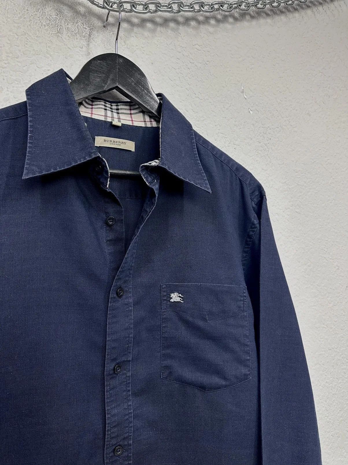 Burberry Wow 😻SHIRT BURBERRY VINTAGE LONG SLEEVE Y2K DOLCE SYTLE Size US L / EU 52-54 / 3 - 6 Thumbnail