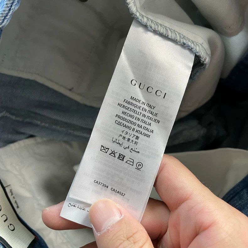 Gucci Gucci Denim sweatpants 2502-Nextarrow Size US 31 - 4 Thumbnail