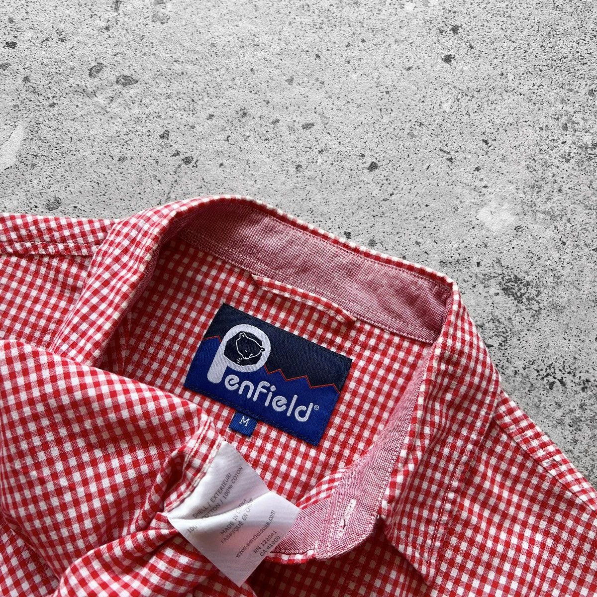 Designer × Penfield Penfield Mens Check Red White Long Sleeve Button Shirt Size US M / EU 48-50 / 2 - 8 Thumbnail