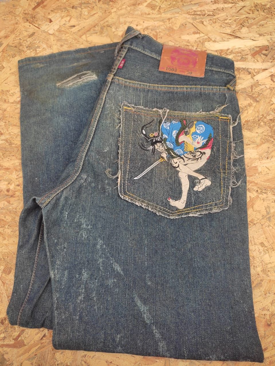Japanese Brand × Tornado Mart RARE‼️JAPANESE RMC STYLE DISTRESSED JEANS Size US 34 / EU 50 - 1 Thumbnail