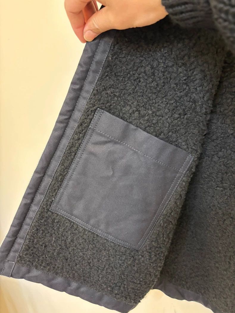 Our Legacy Our Legacy size50 Sheep's wool collar and cotton vest Size US M / EU 48-50 / 2 - 9 Thumbnail