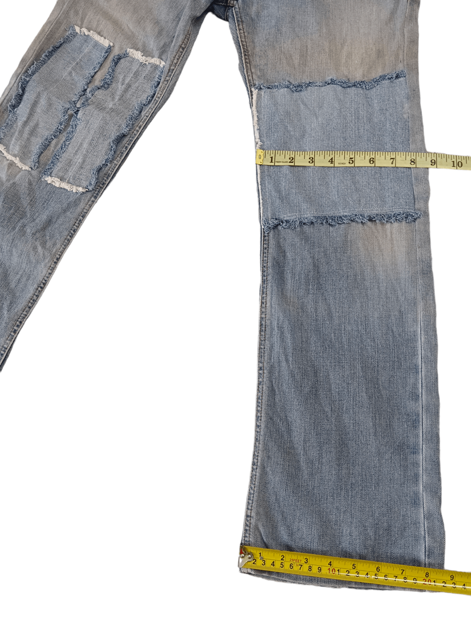 If Six Was Nine Bobson Euro Classic Patchwork Denim Size US 31 - 8 Thumbnail