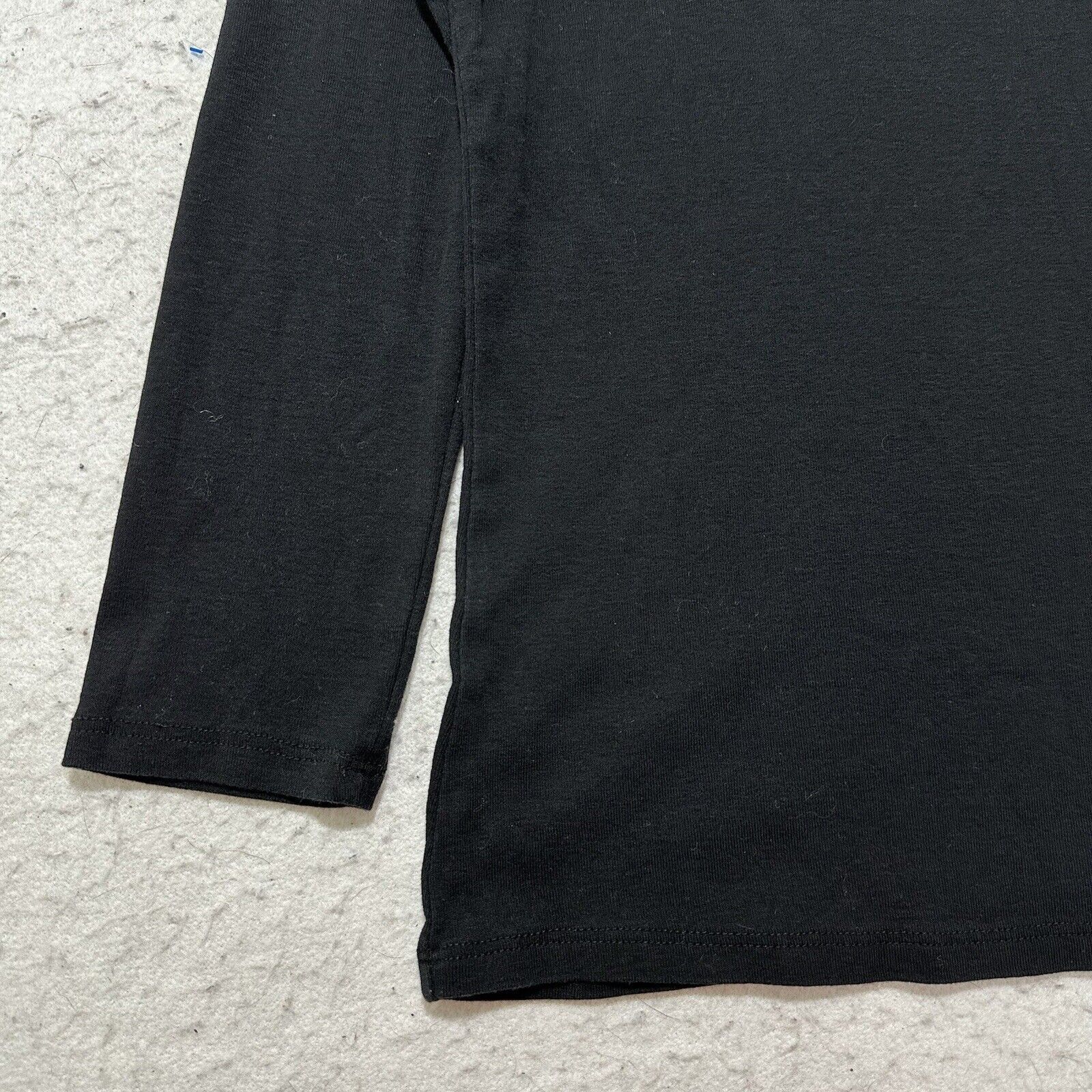 Zara Zara Medium Long Sleeve T Shirt Solid Black Pullover Tee Size M / US 6-8 / IT 42-44 - 7 Thumbnail