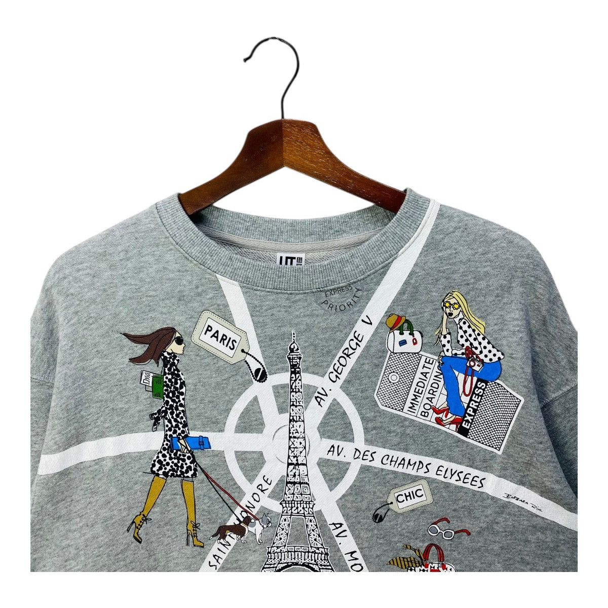 Uniqlo Barbara Rihl Pars X Uniqlo Women Sweatshirt Crewneck Size L Size L / US 10 / IT 46 - 2 Thumbnail