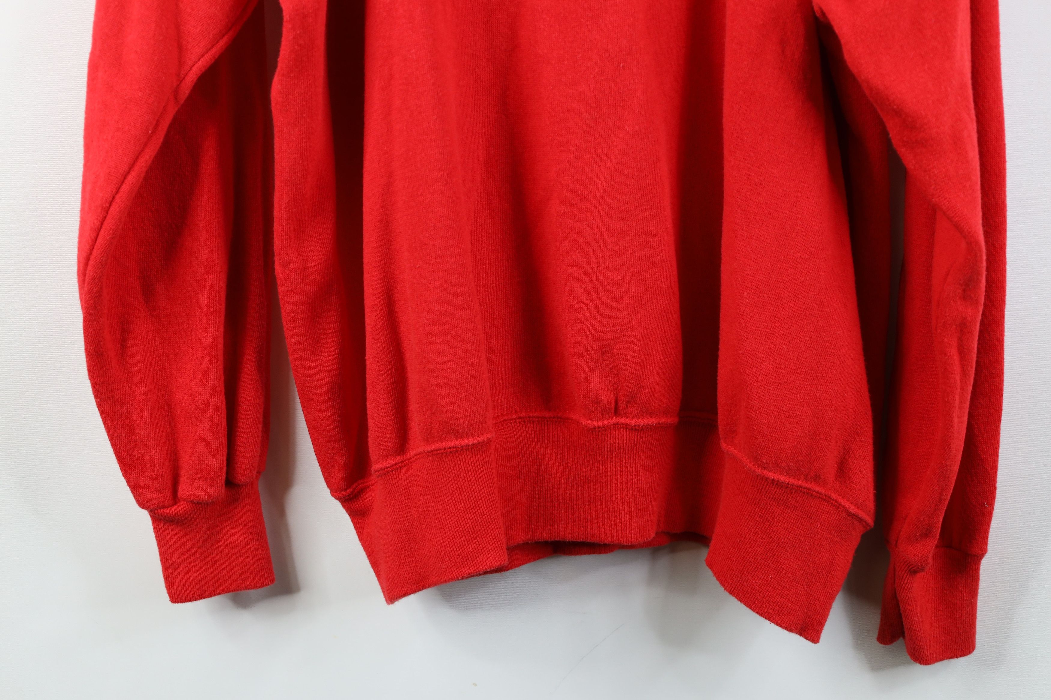 Gap Vintage 80s 90s Gap Blank Raglan Crewneck Sweatshirt Red USA Size XL / US 12-14 / IT 48-50 - 11 Thumbnail