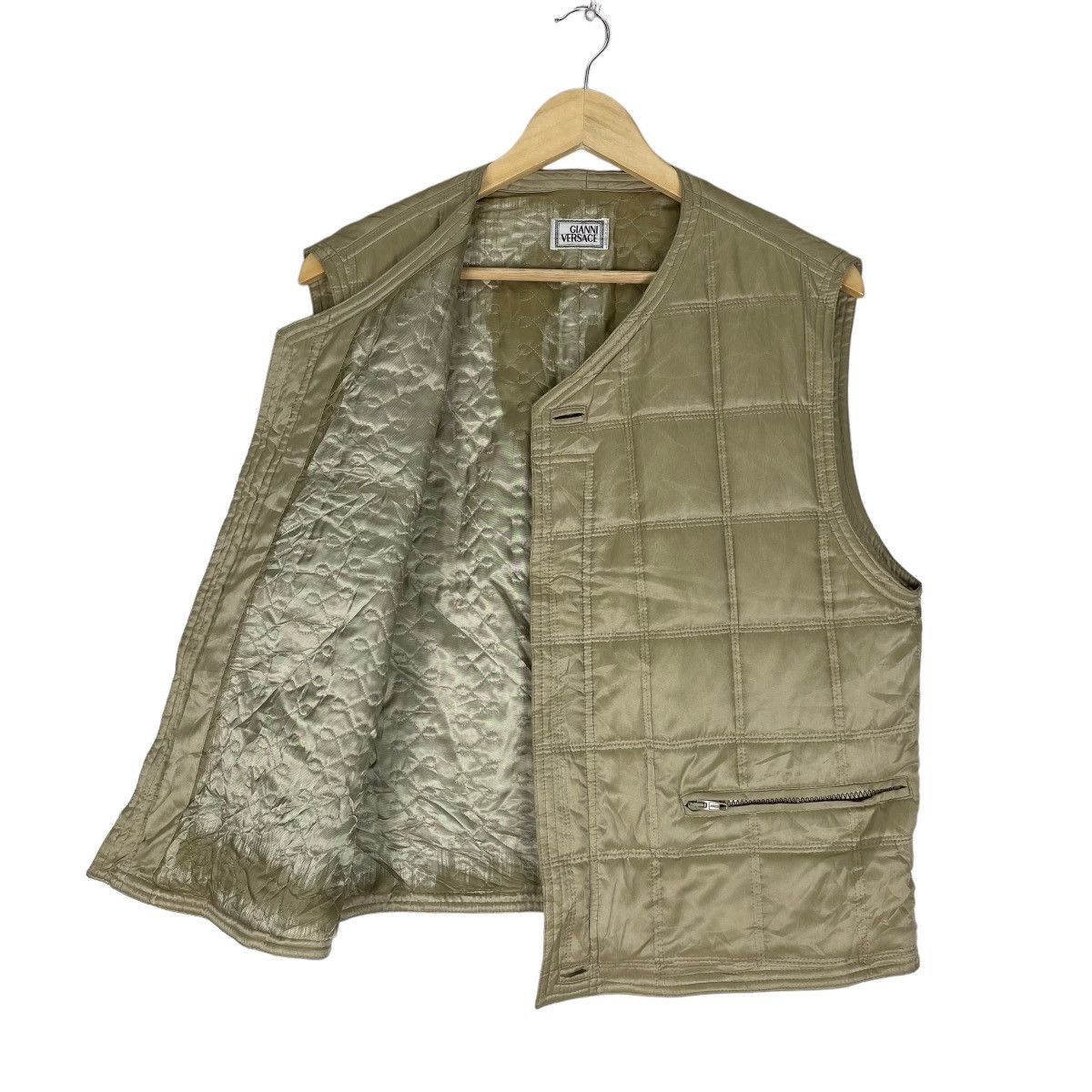 Versace 🌟GIANI VERSACE PUFFER LIGHT ZIPPER VEST Size US S / EU 44-46 / 1 - 7 Thumbnail
