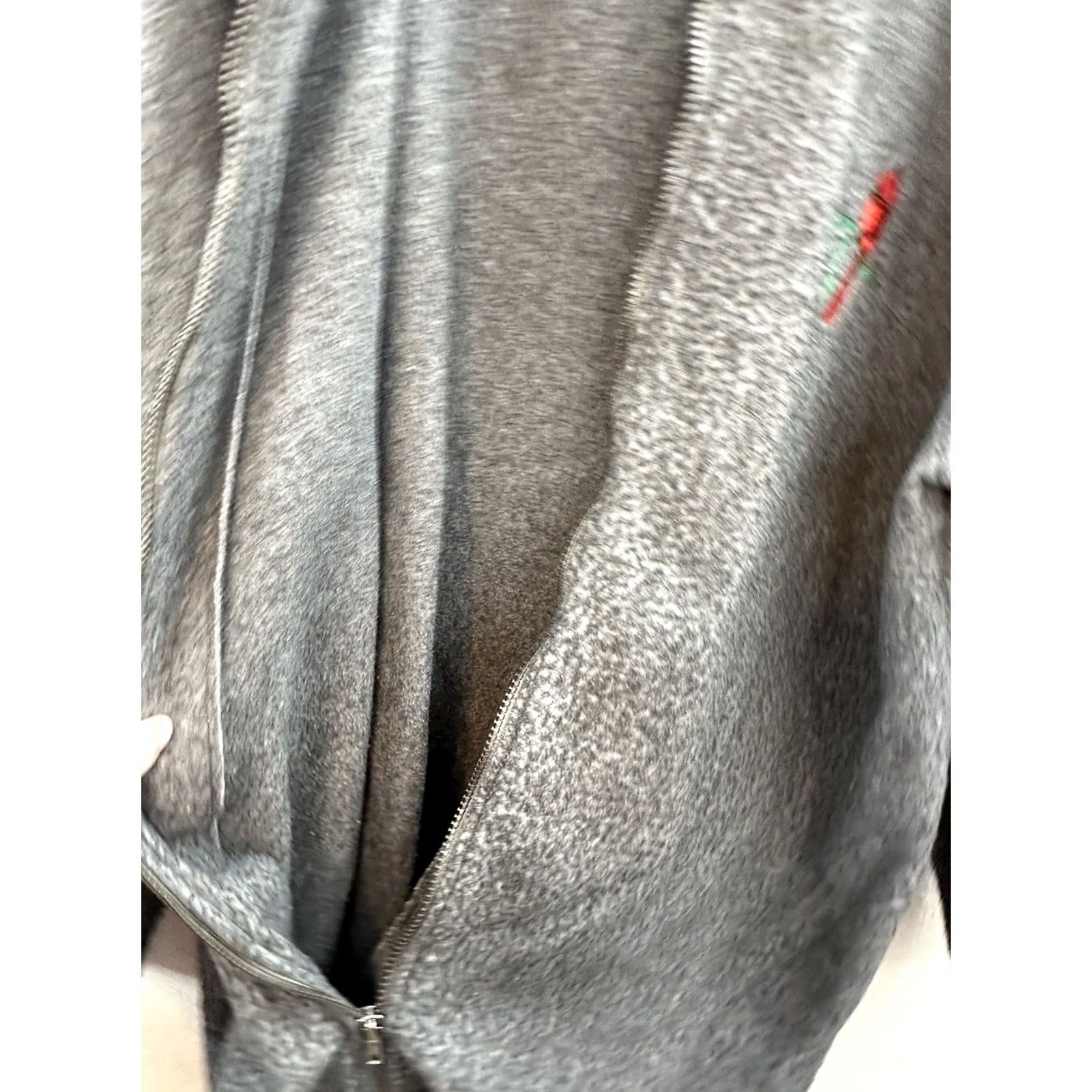 Vintage VINTAGE Womens Scandia Woods Fleece Jacket Size 2XL Gray Cardinal Embordered Zip Up Size XXL / US 16-18 / IT 52-54 - 5 Thumbnail
