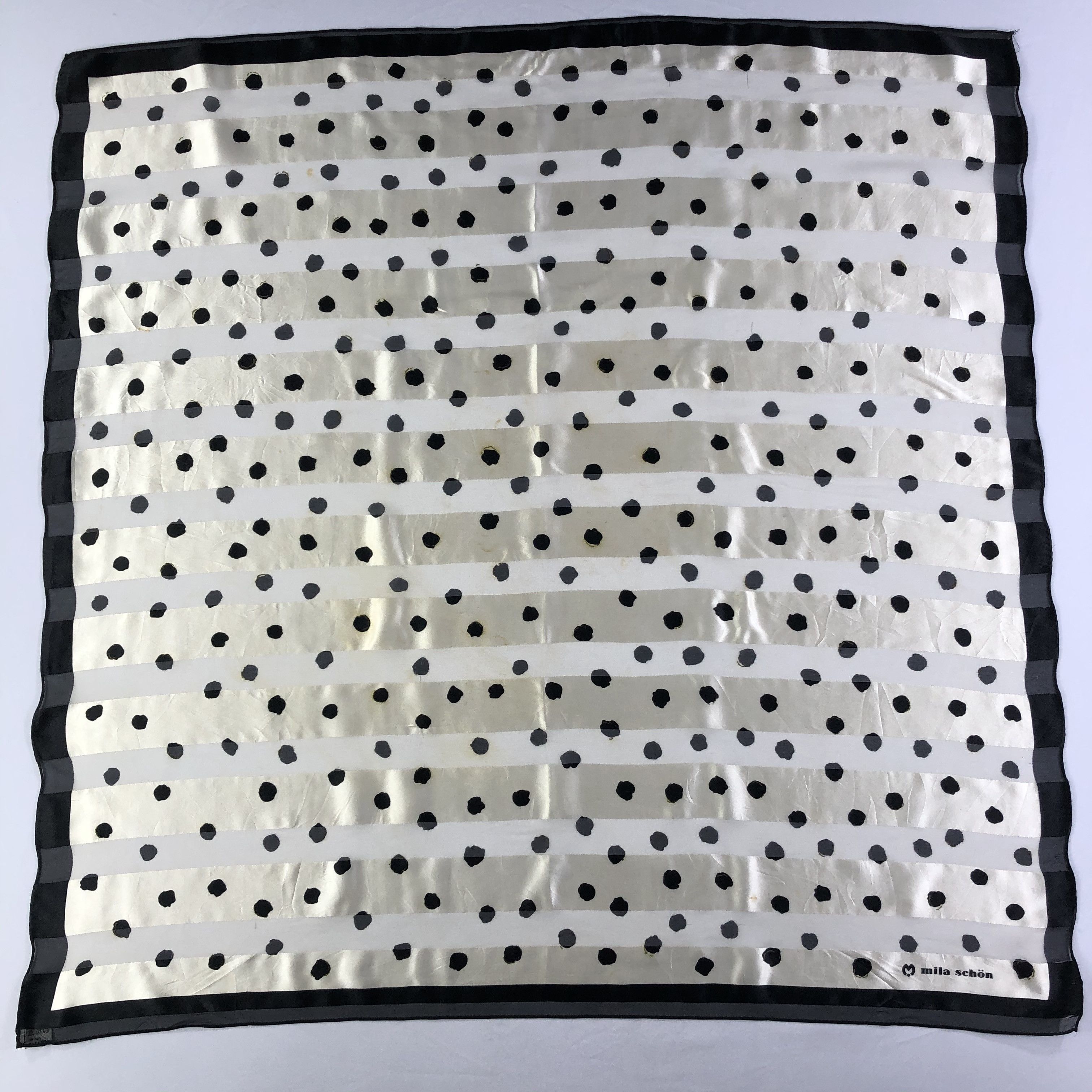 Mila Schon × Vintage Vintage Mila Schon Silk Scarf Size ONE SIZE - 2 Thumbnail