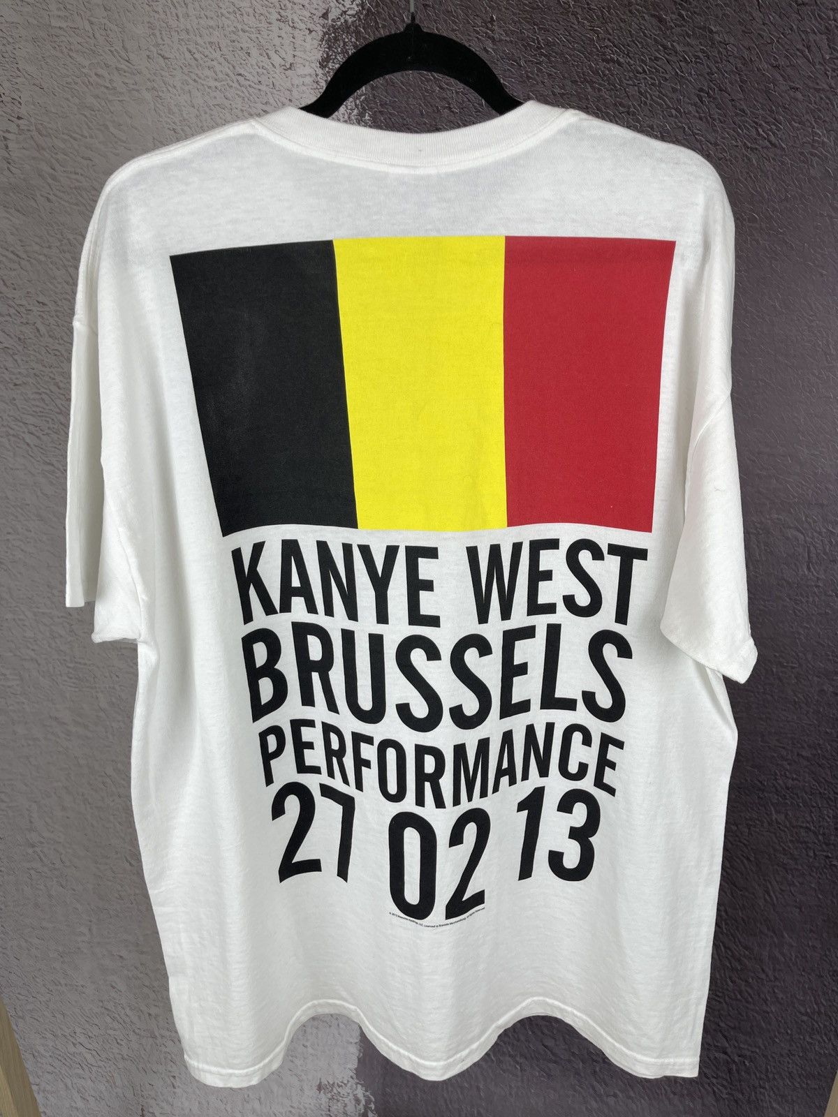 Band Tees × Gildan × Kanye West 2013 Kanye West London Performance 23 02 13 Tour T-shirt Size US XL / EU 56 / 4 - 6 Thumbnail