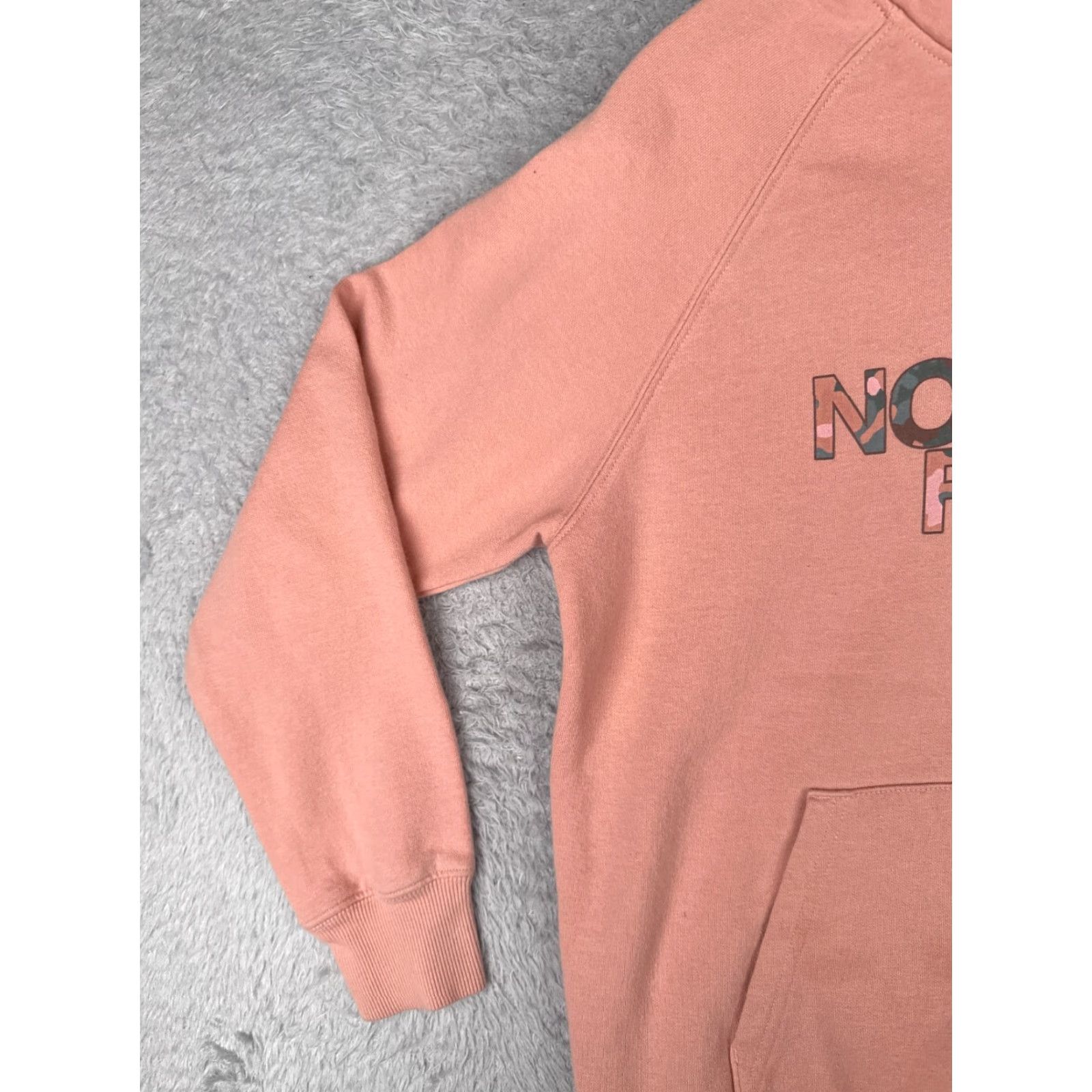 The North Face The North Face Hoodie Womens M Pink Pullover Cotton Blend READ ME Size M / US 6-8 / IT 42-44 - 3 Thumbnail