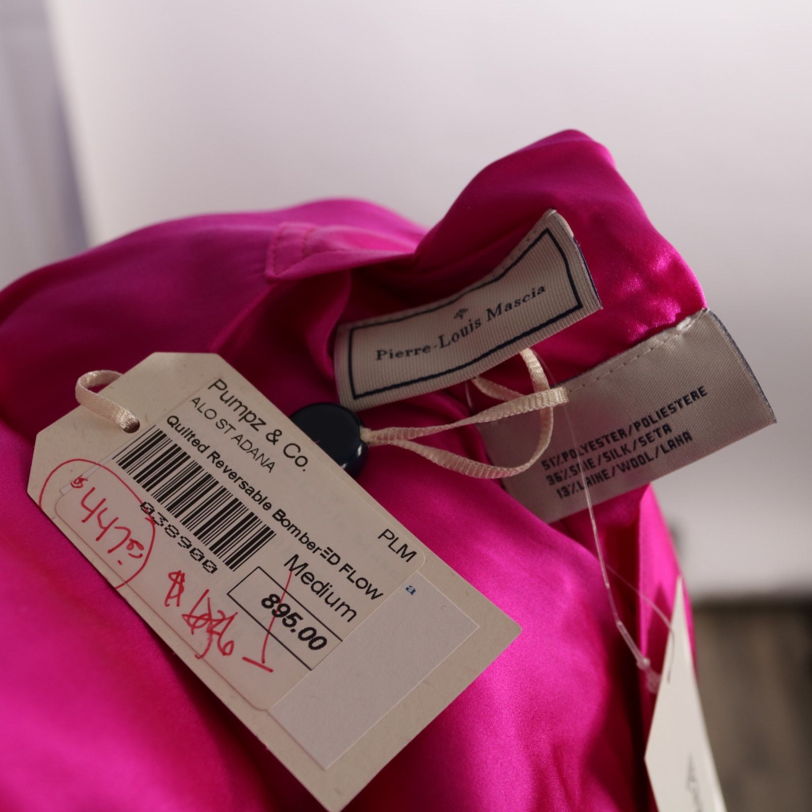 Pierre-Louis Mascia Pierre Louis Mascia Quilted Reversible Bomber Jacket Print Size US M / EU 48-50 / 2 - 9 Thumbnail