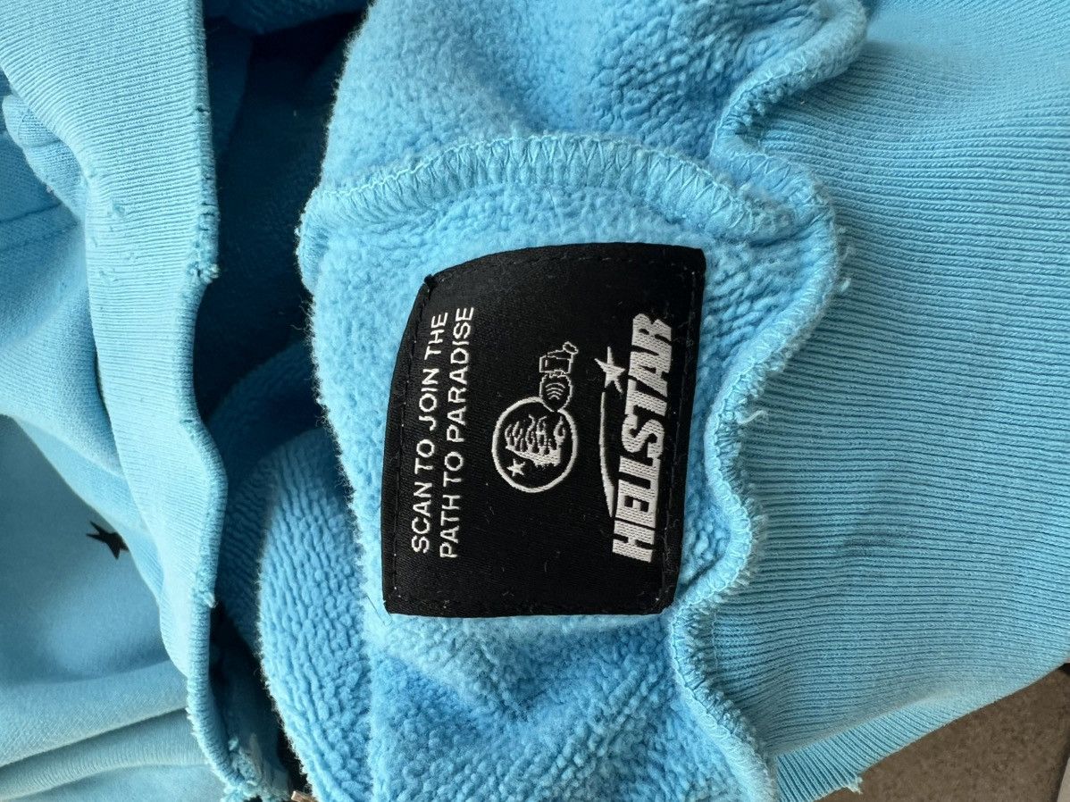 HELLSTAR Hellstar baby Blue Zip up hoodie Size US XS / EU 42 / 0 - 8 Thumbnail