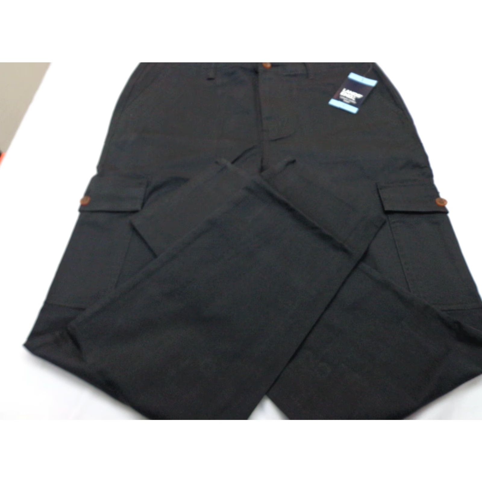 Lands' End Lands' End Women's Cargo Chino Pants Black Size 10 NEW Size 32" / US 10 / IT 46 - 5 Thumbnail