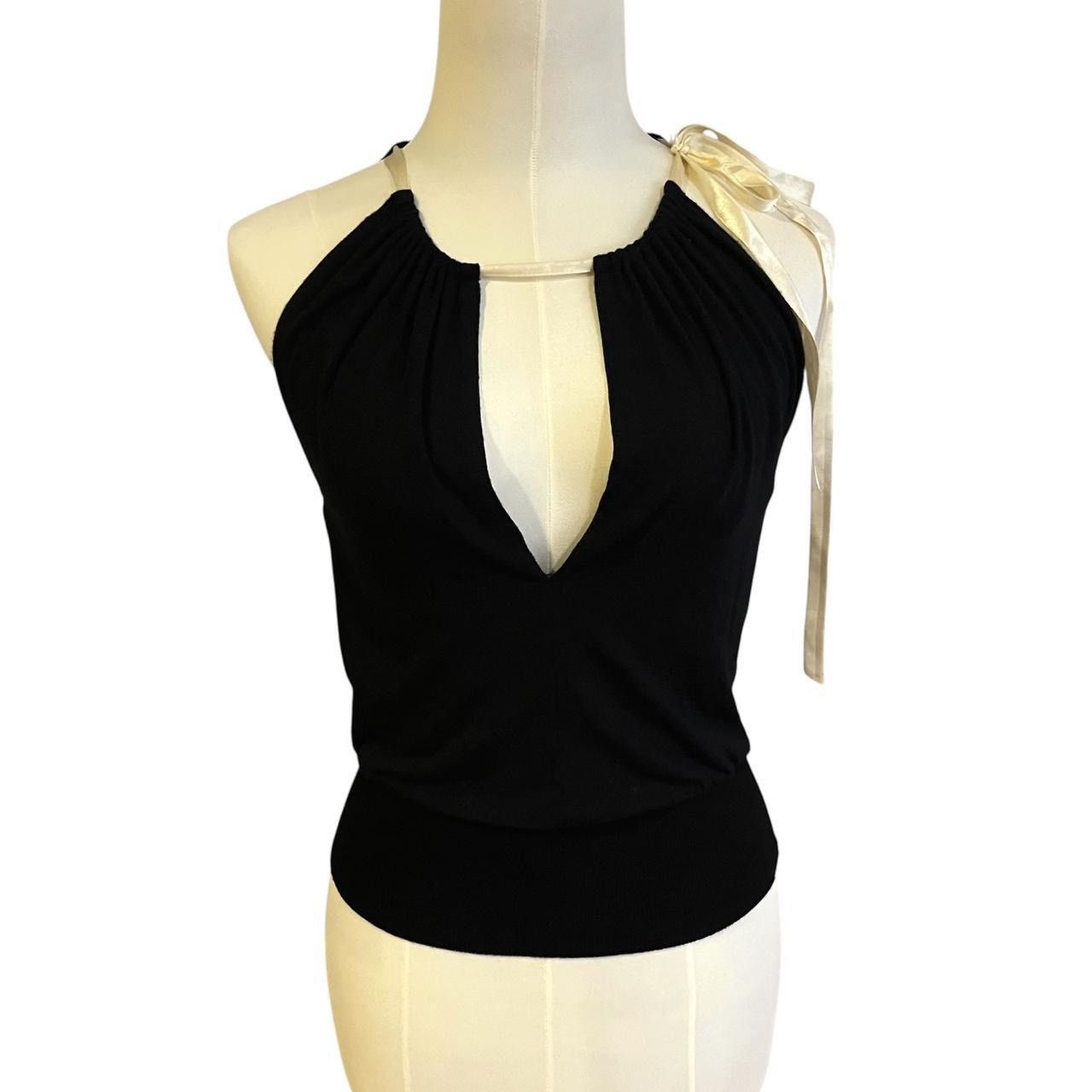 Guess Vintage y2k GUESS collection top with ribbon halter detail🎐 Size S / US 4 / IT 40 - 4 Thumbnail