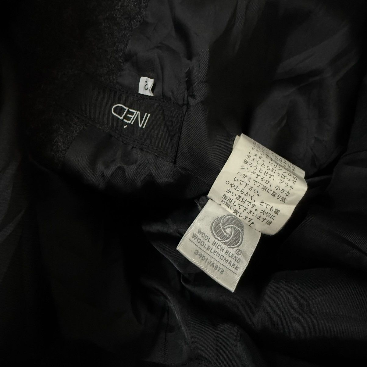 Yohji Yamamoto Ined By Yohji Yamamoto Duffle Coat Hooded Wool Size US M / EU 48-50 / 2 - 12 Thumbnail