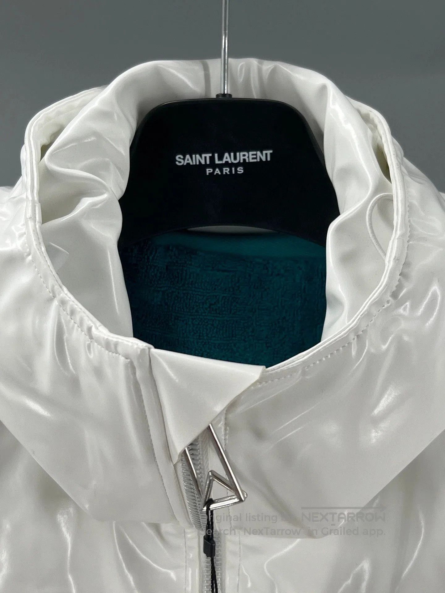 Bottega Veneta shiny white hooded jacket by bottega veneta. Size US S / EU 44-46 / 1 - 2 Thumbnail