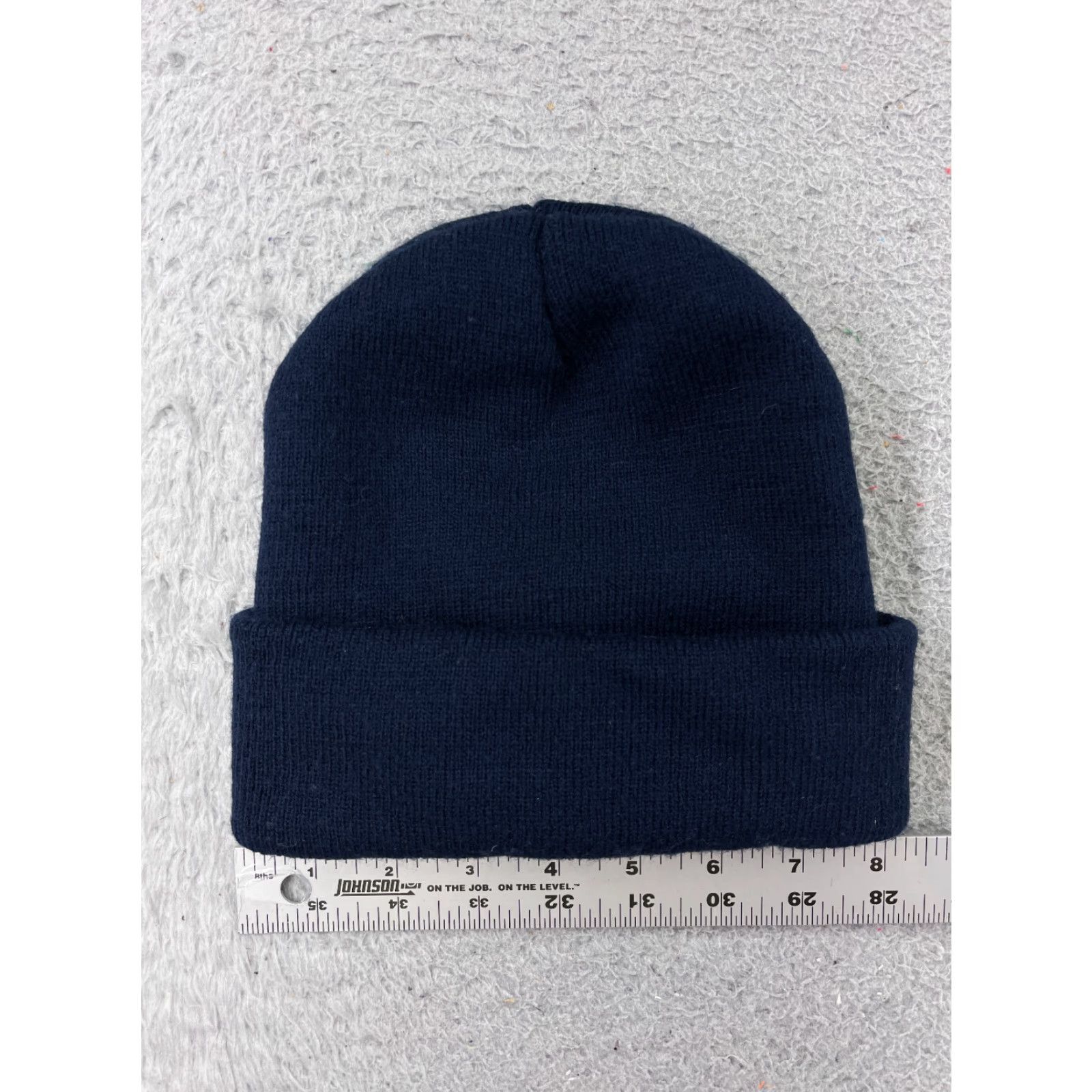 Vintage Grace Commons Church Beanie Toque Adult One Size Blue Knit Acrylic Presbyterian Hat Beanie Mens Size ONE SIZE - 3 Thumbnail