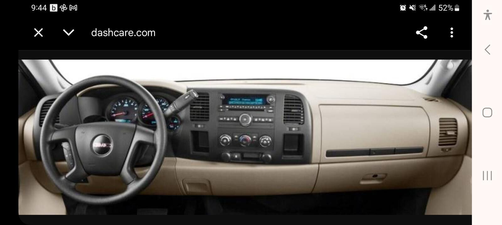 Other Chevy/GMC Silverado/Sierra Pickup 2007-2013 Dash Cover Size ONE SIZE - 2 Thumbnail
