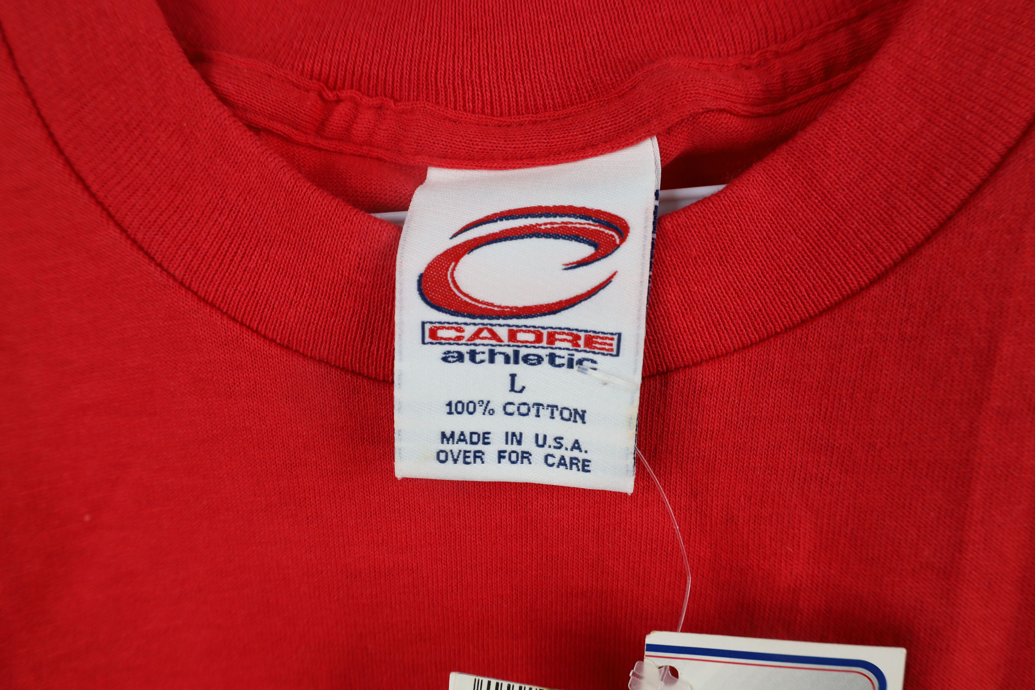 Vintage Deadstock Vintage 90s University Long Sleeve T-Shirt USA Size US L / EU 52-54 / 3 - 5 Thumbnail