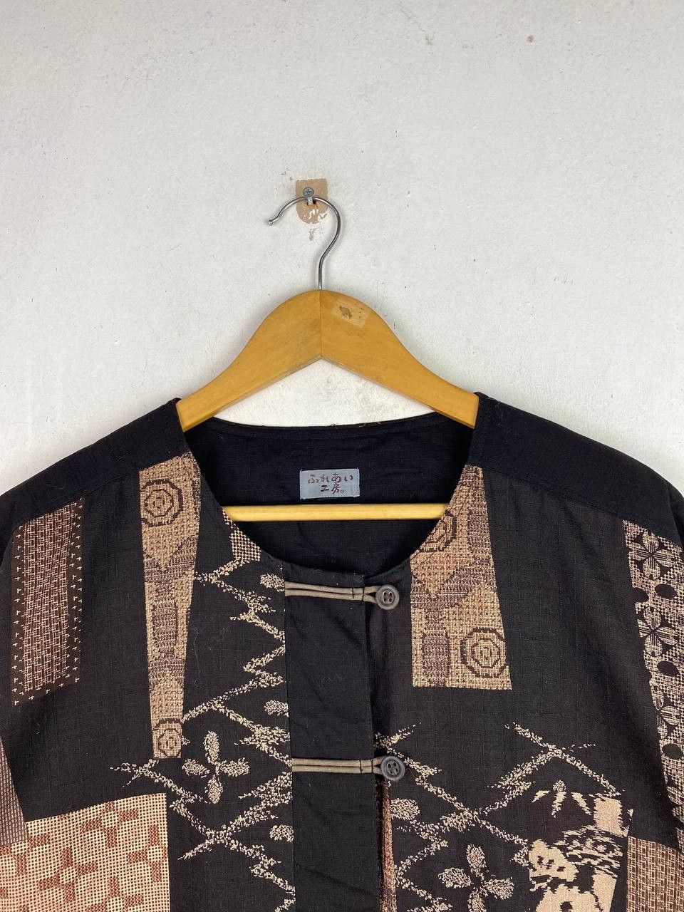 Japanese Brand vintage japanese cultural shirt patchwork style nice design Size US XXL / EU 58 / 5 - 2 Thumbnail