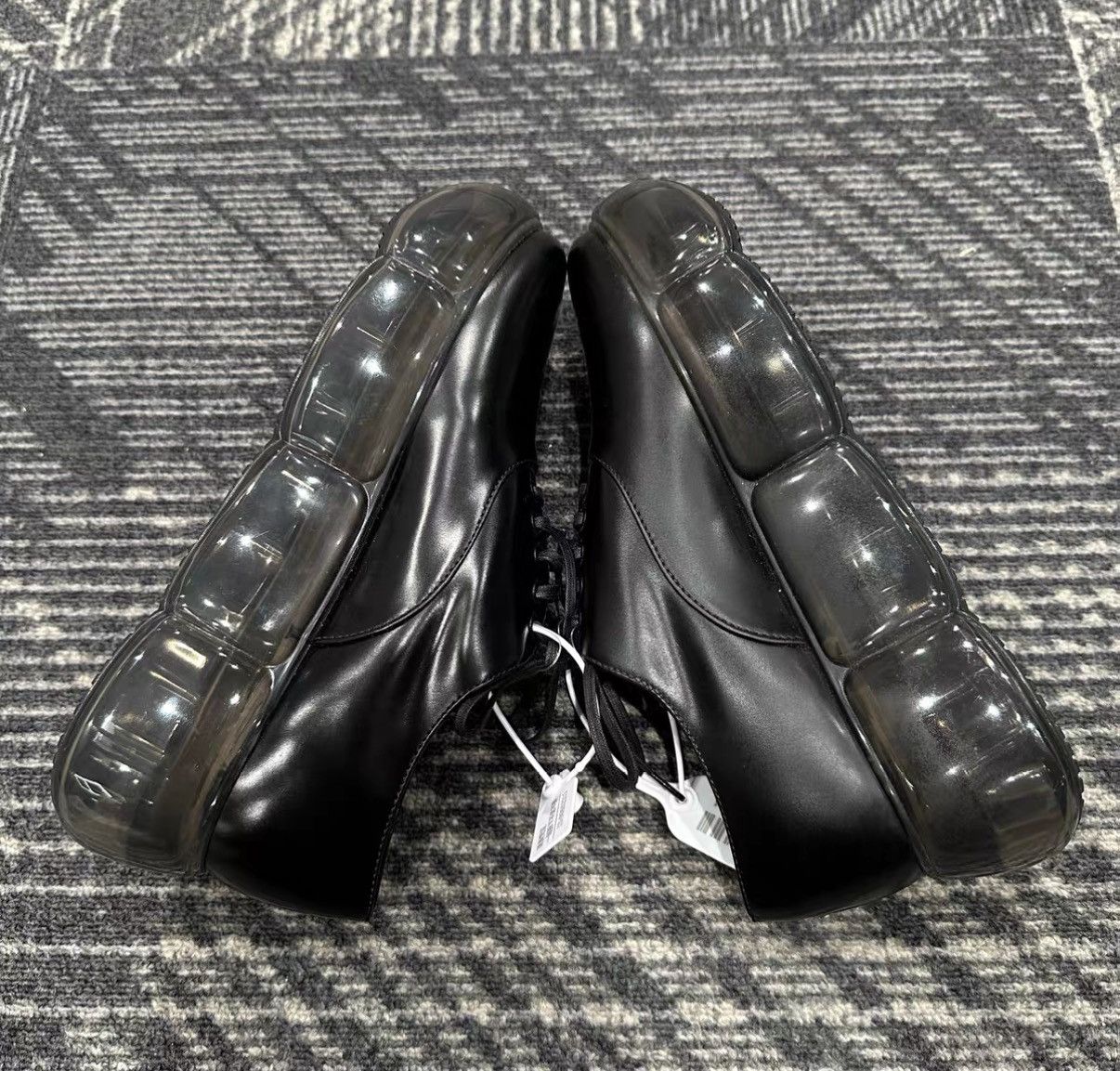 Prada Prada Black Box Calfskin Transparent Platform Loafers J42 Size US 6.5 / IT 36.5 - 6 Thumbnail