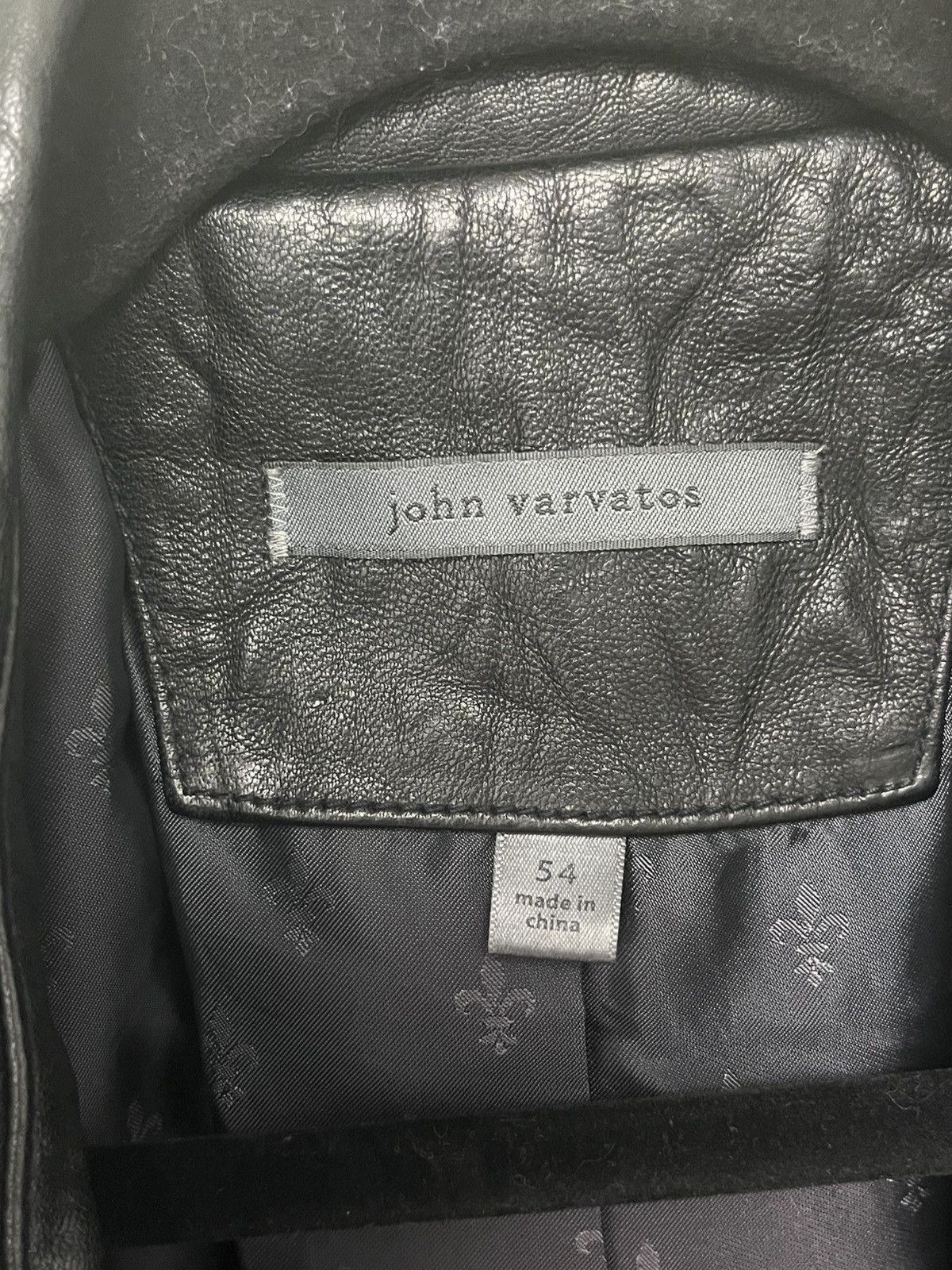 John Varvatos Leather trench coat EU 54 US 44 Size US L / EU 52-54 / 3 - 5 Thumbnail